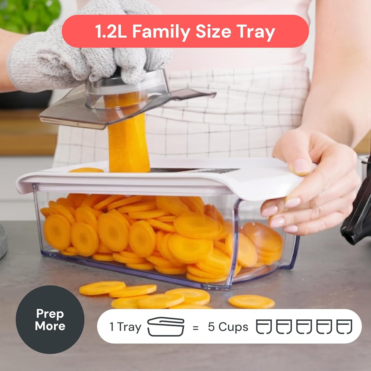 Fullstar Vegetable Spiralizer and Cheese Grater 6-in-1 – Housewarming and White Elephant Gift for Home Cooks, BPA-Free White
