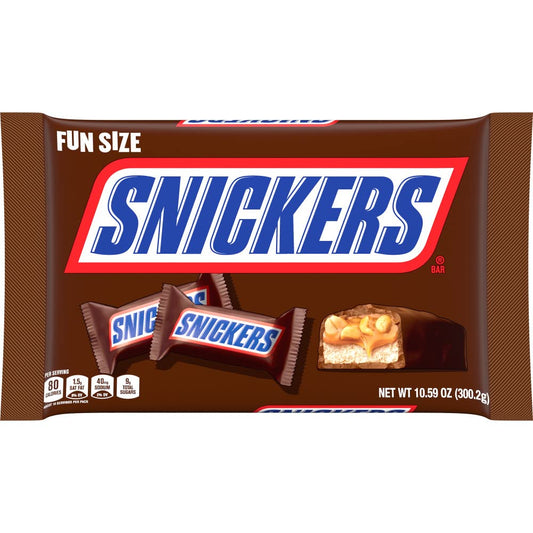 fun size individually wrapped bars for portion control and sharing