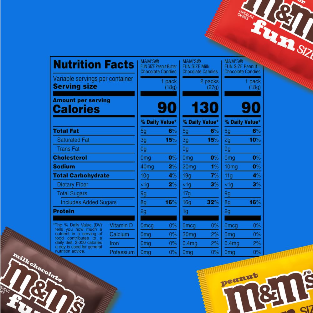 fun-size individually wrapped pieces