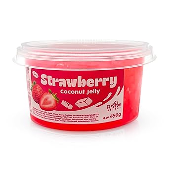 Fusion Select Coconut Jelly Jar – Durable Snack Topping for Backyard BBQs, Pool Parties, and Open-Air Treat Stations, 14 oz
