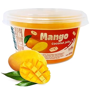 Fusion Select Coconut Jelly Jar – Durable Snack Topping for Backyard BBQs, Pool Parties, and Open-Air Treat Stations, 14 oz