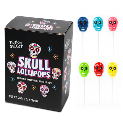 Fusion Select Halloween Variety Suckers – Grab-and-Go Candy for Outdoor Harvest Festivals, Block Parties & Yard Gatherings