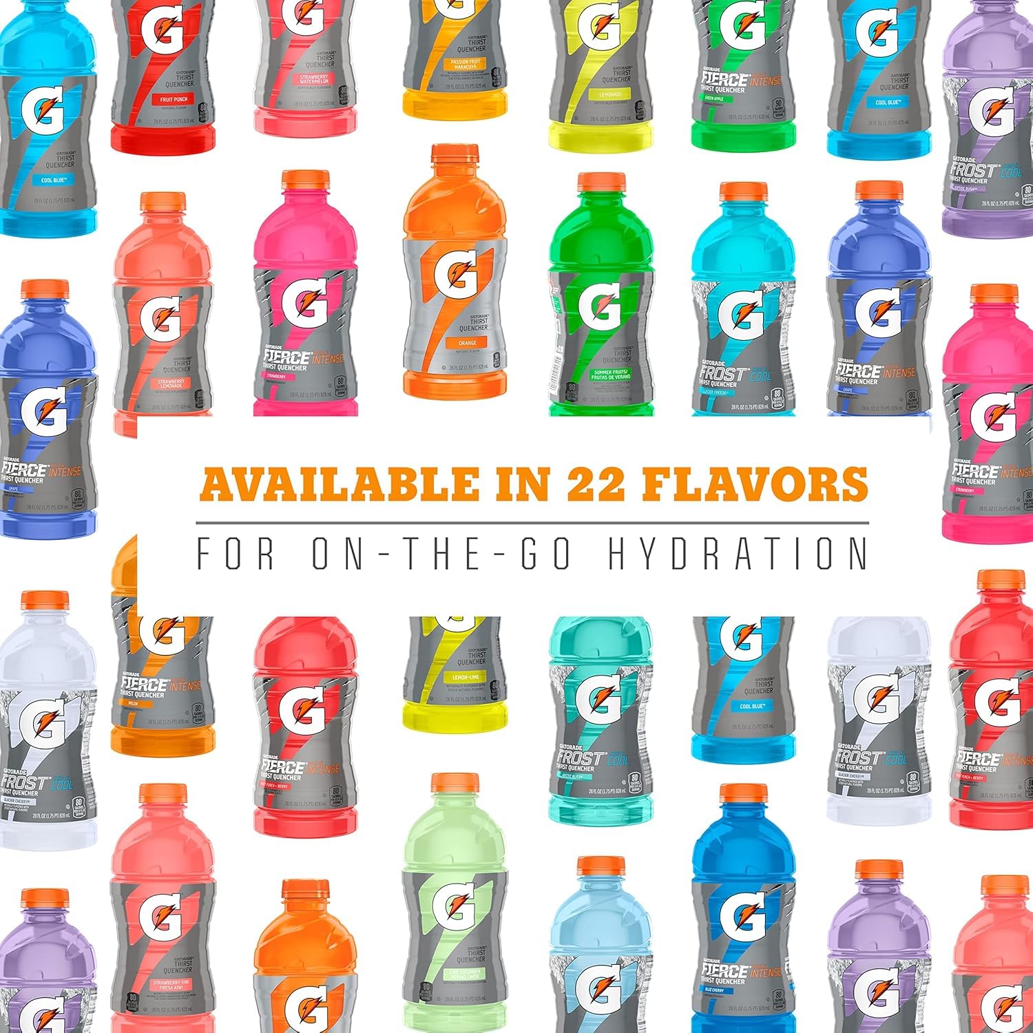 Gatorade 18-Pack Sports Drinks – Birthday Gift for Runners, Cyclists, and Team Players