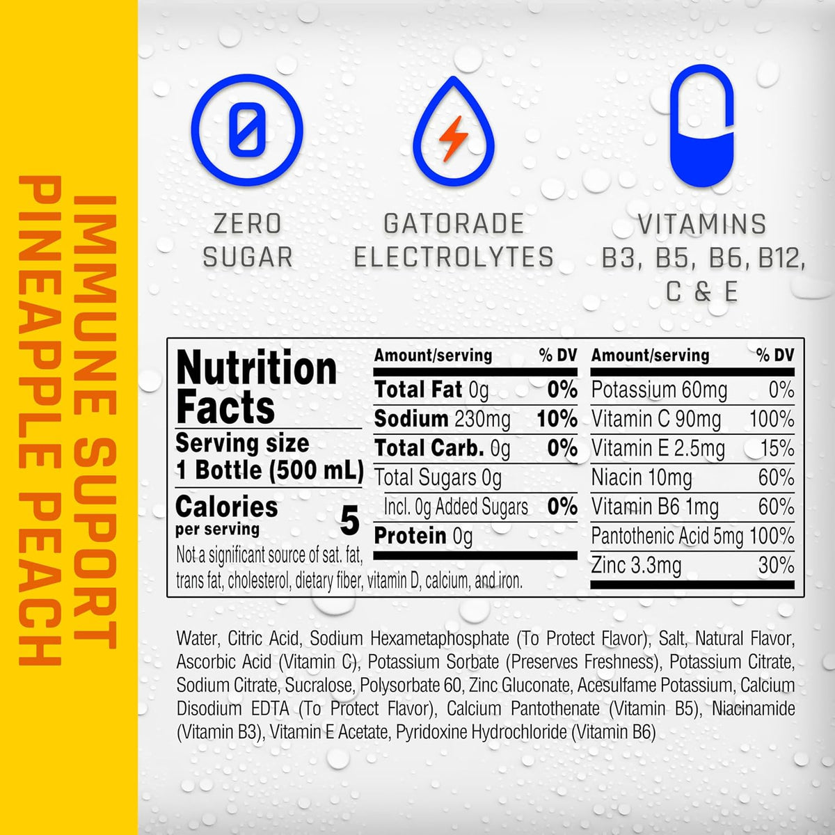gatorade electrolytes to replace what is lost in sweat