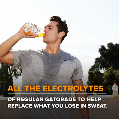 Gatorade G Zero Sports Drink – Bulk Electrolyte Hydration for Practice Days and Game Days, Variety Pack of 18