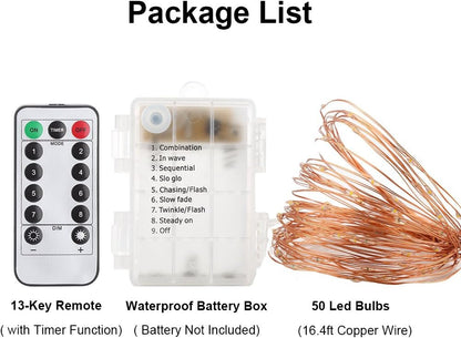 GDEALER Smoke Free Fairy Lights with 6 Hour Auto Shutoff – Bedroom Night Light for Elderly and Allergy Sufferers