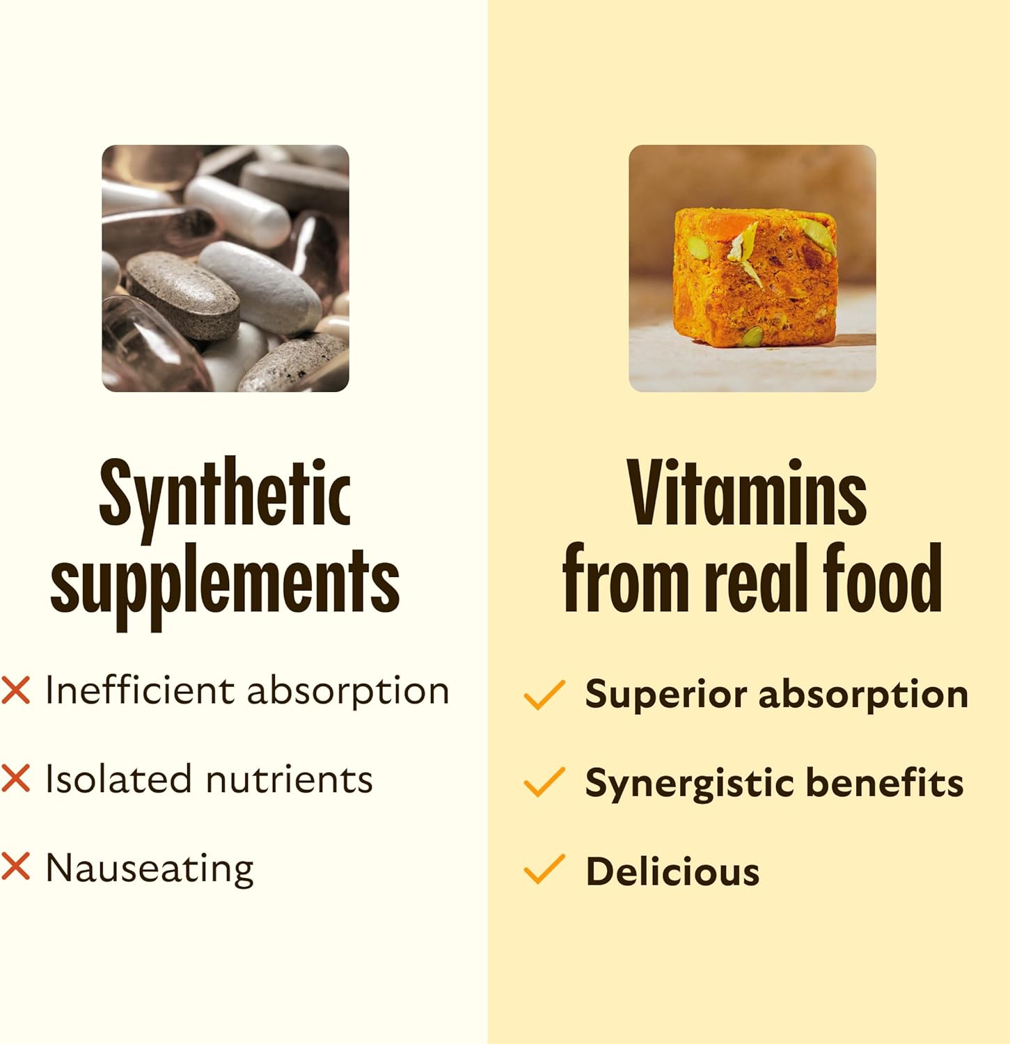 GEM Daily Bites – Housewarming Gift for Health-Conscious Friends, Travel-Size Clean Vitamin Set