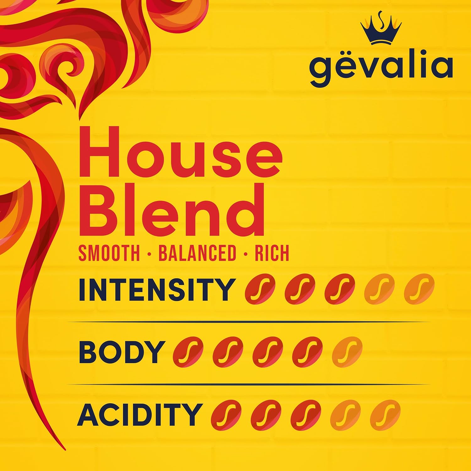 Gevalia Dark Roast Ground Coffee – Bitterness-Free Black Coffee for Clean Eating and Wellness Lifestyles