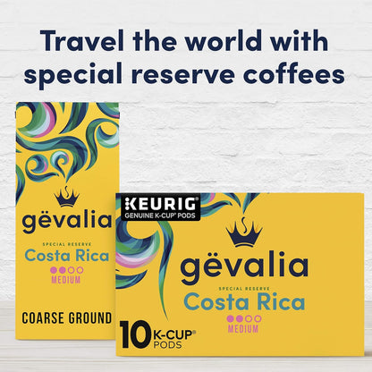 Gevalia Kaffe Special Reserve Costa Rica Keurig Pods – Curated Reserve Collection Pods for the Premium Coffee Enthusiast