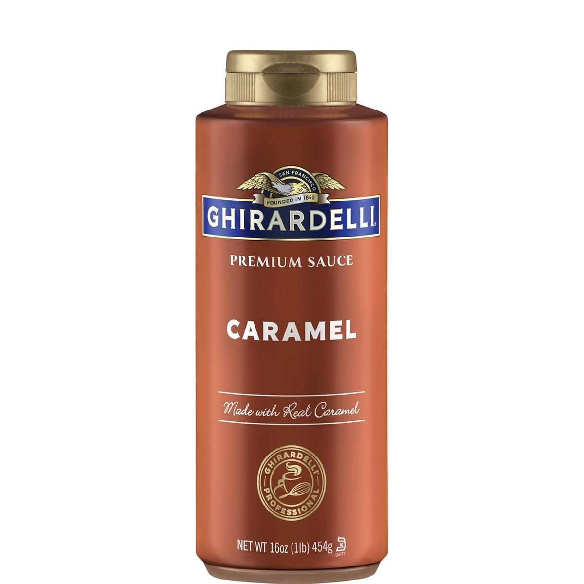 Ghirardelli Caramel Sauce Squeeze Bottle – All-Purpose Sauce for Pancakes, Lattes, and Ice Cream