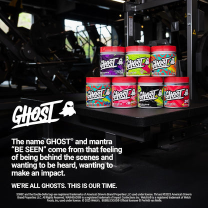 GHOST Legend Pre-Workout – Sugar Free Focus Drink with Choline, Mindful Pre-Training Self Care for Lifters