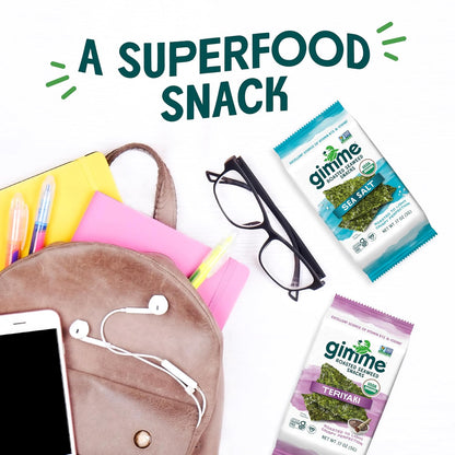Gimme Korean Seaweed Packs – Durable Mess-Free Snack for Kayaking, Picnics, and Beach Day Outings