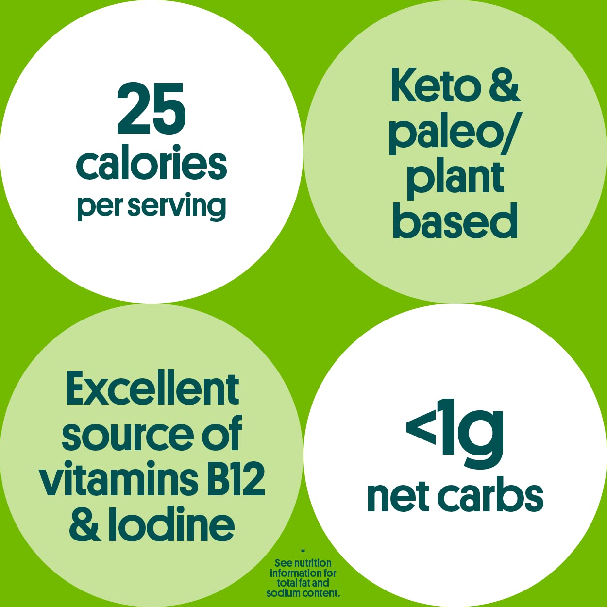 Gimme Seaweed Seaweed Snacks for Meal Prep and Smoothie Topping Organic Non-GMO Vegan 5 Count