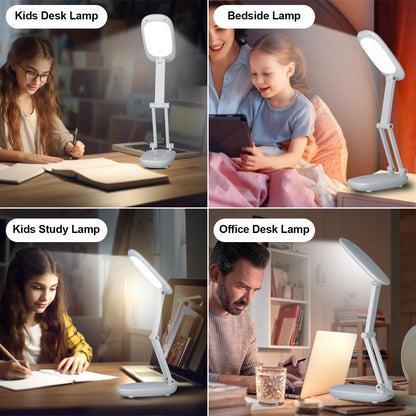 Glowave FoldPro Holiday Gift – Stocking Stuffer Rechargeable Desk Lamp, 9 Color Options to Match Any Style