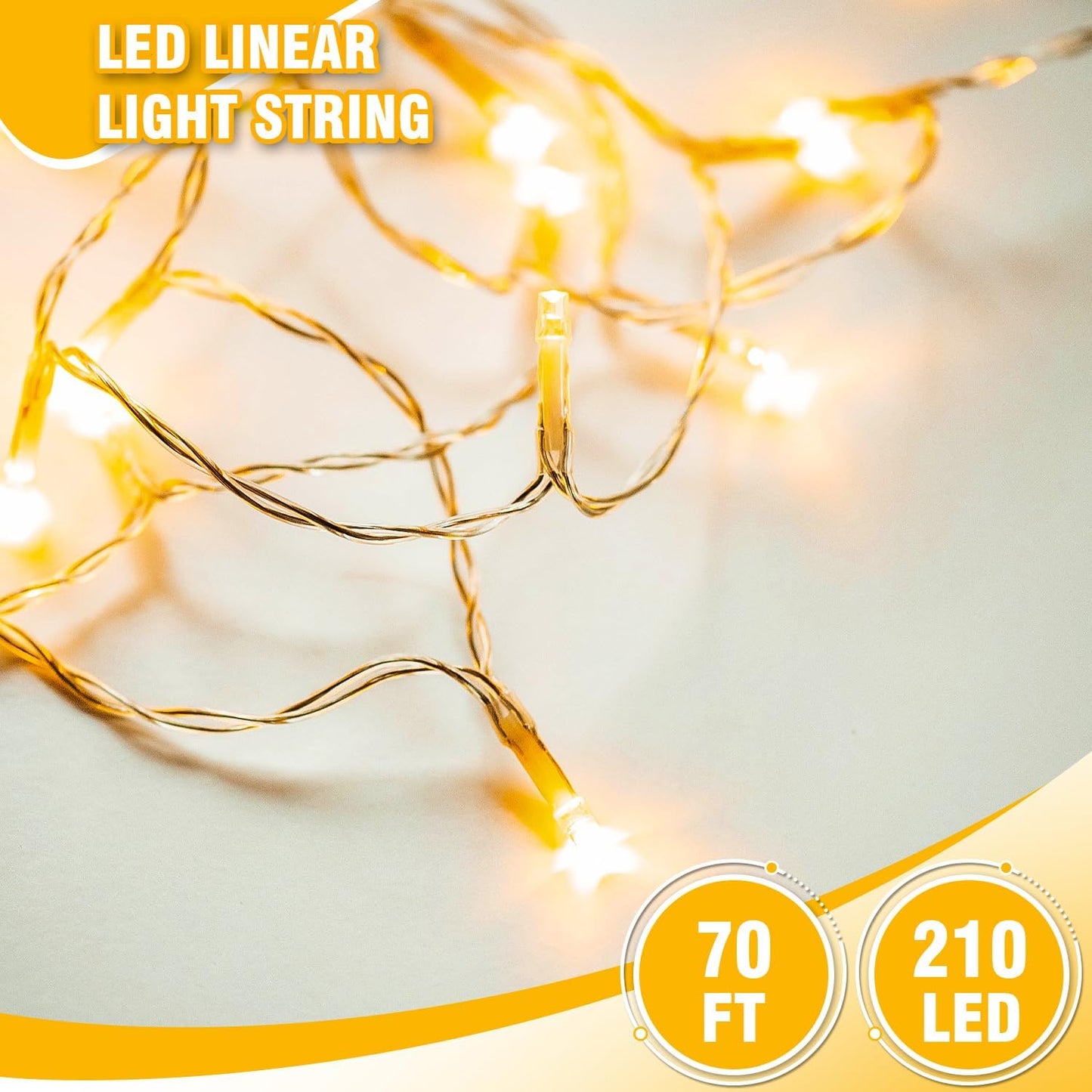 GlowNEST Fairy Lights – Smoke-Free, No-Heat Alternative to Candles for Sleep and Relaxation