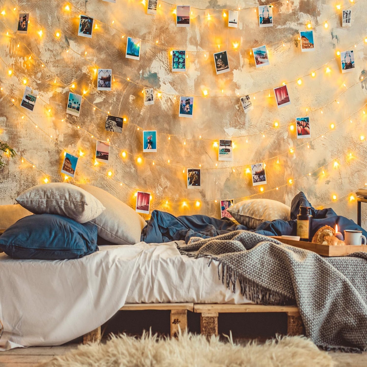 GlowNEST Fairy Lights – Smoke-Free, No-Heat Alternative to Candles for Sleep and Relaxation