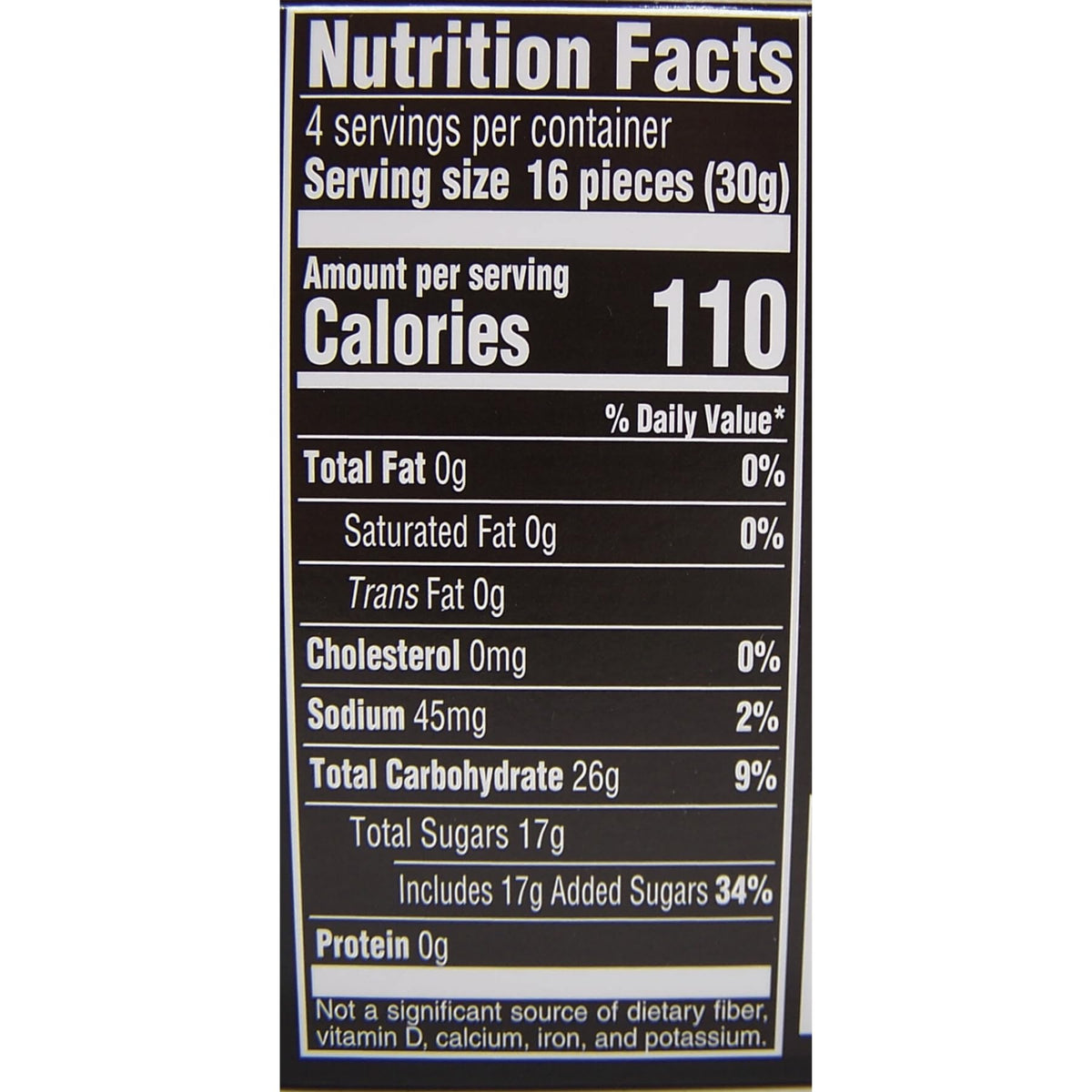 gluten-free and fat-free formulation suitable for restricted diets