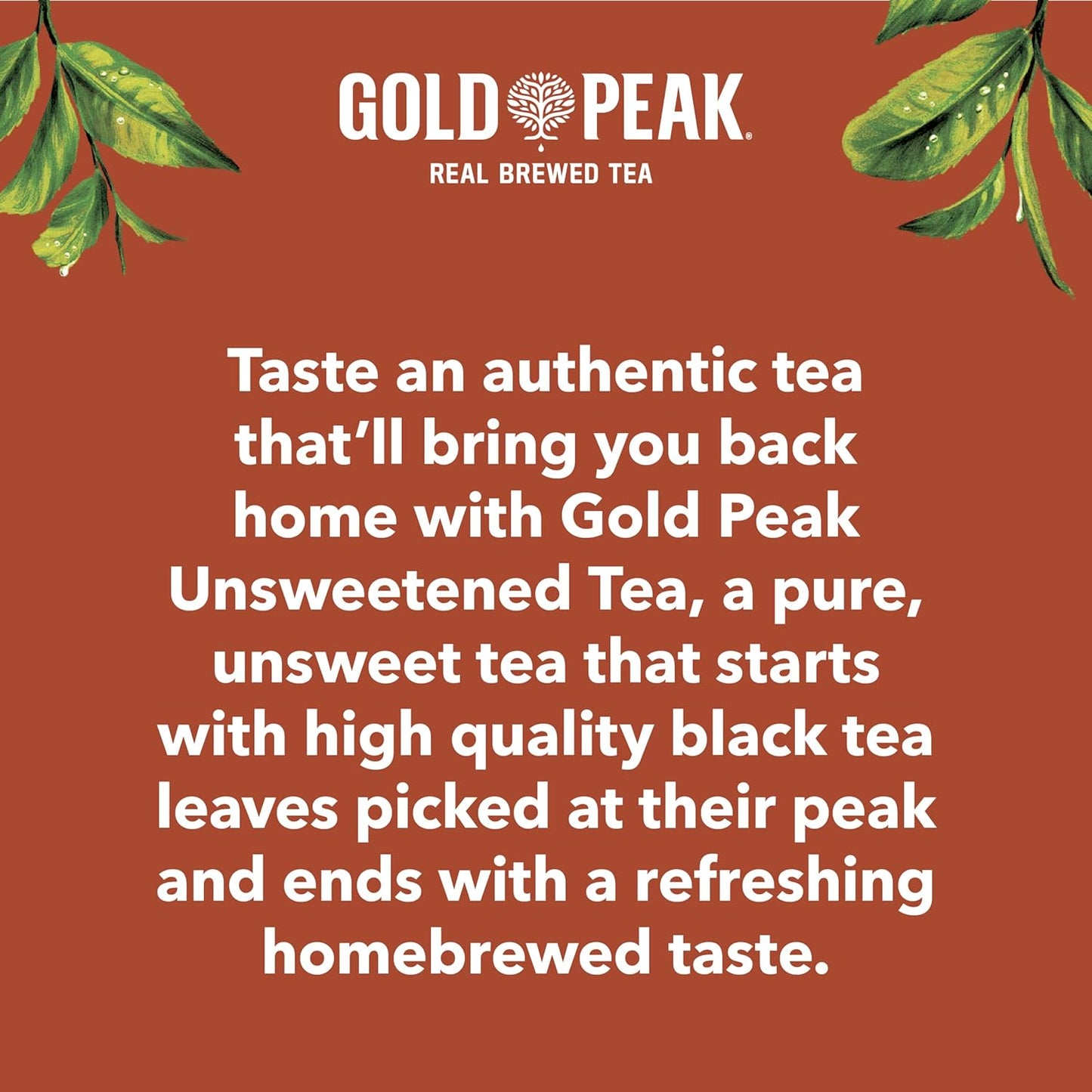 Gold Peak Zero Sugar Sweet Tea – Easy-Pack Lunchbox Drink for Day Trips and Outings, 16.9 fl oz 6 Pack