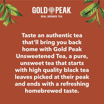 Gold Peak Zero Sugar Sweet Tea – Easy-Pack Lunchbox Drink for Day Trips and Outings, 16.9 fl oz 6 Pack