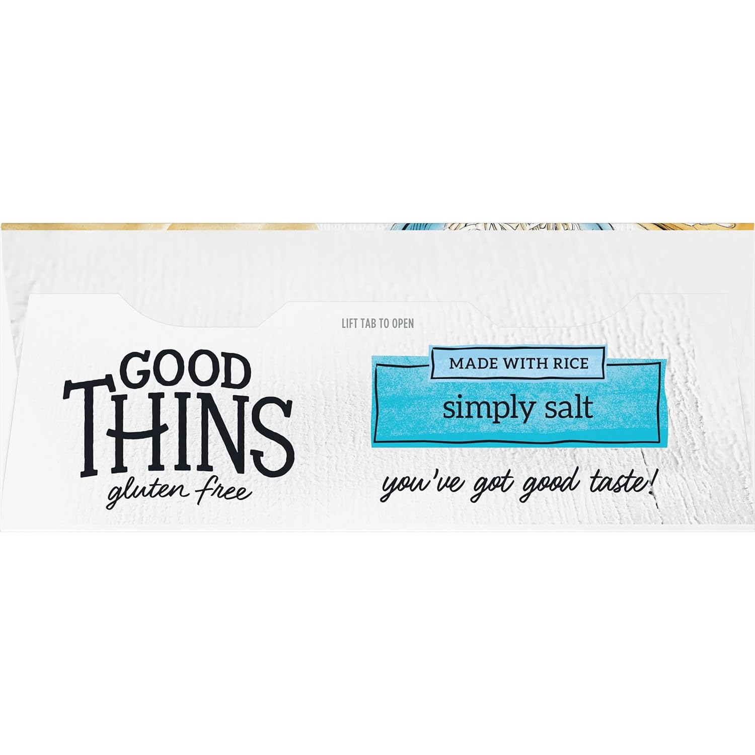 Good Thins Simply Salt Rice Snacks Gluten Free Crackers for Biking and Horseback Riding, Portable Lightweight Trail Snack