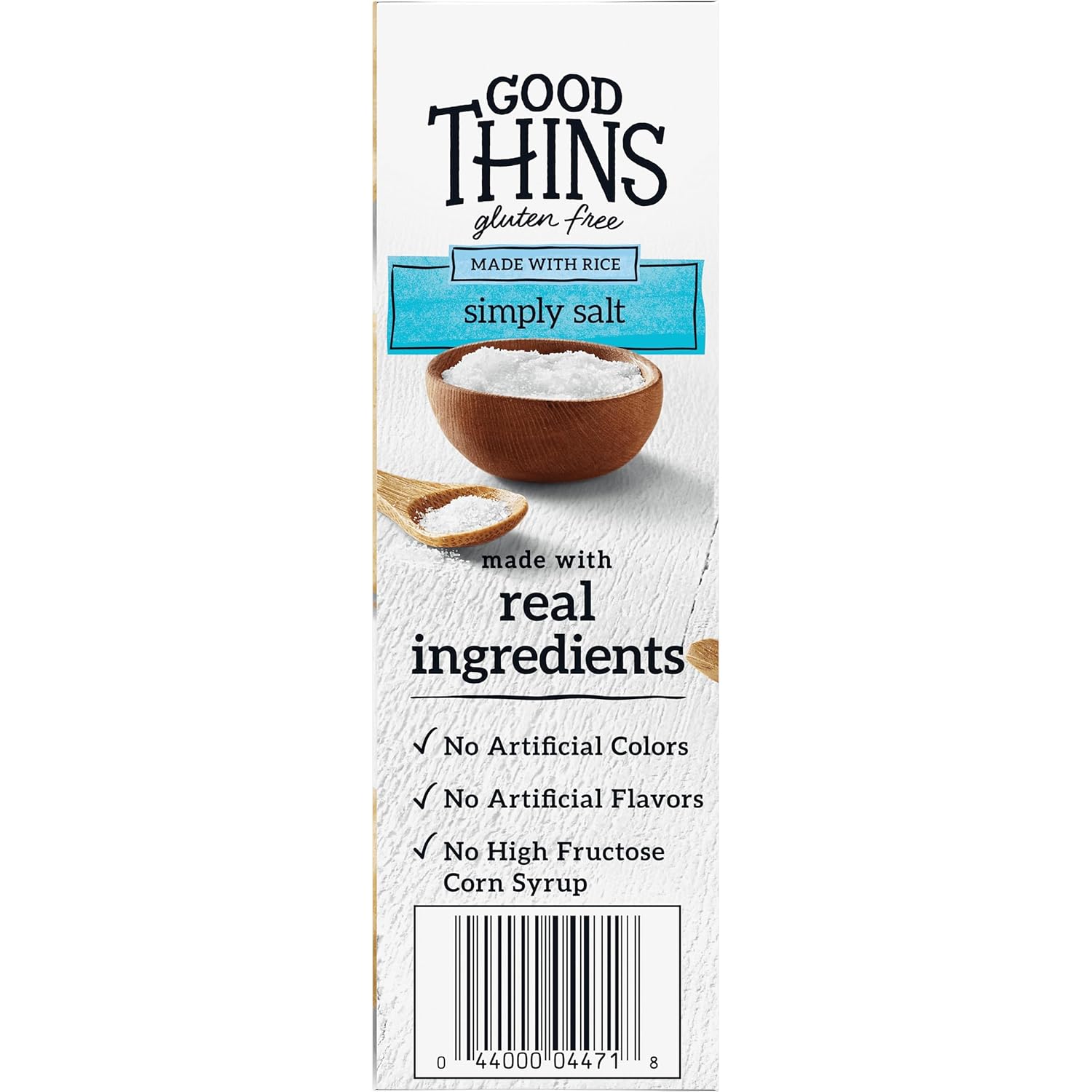 Good Thins Simply Salt Rice Snacks Gluten Free Crackers for Biking and Horseback Riding, Portable Lightweight Trail Snack