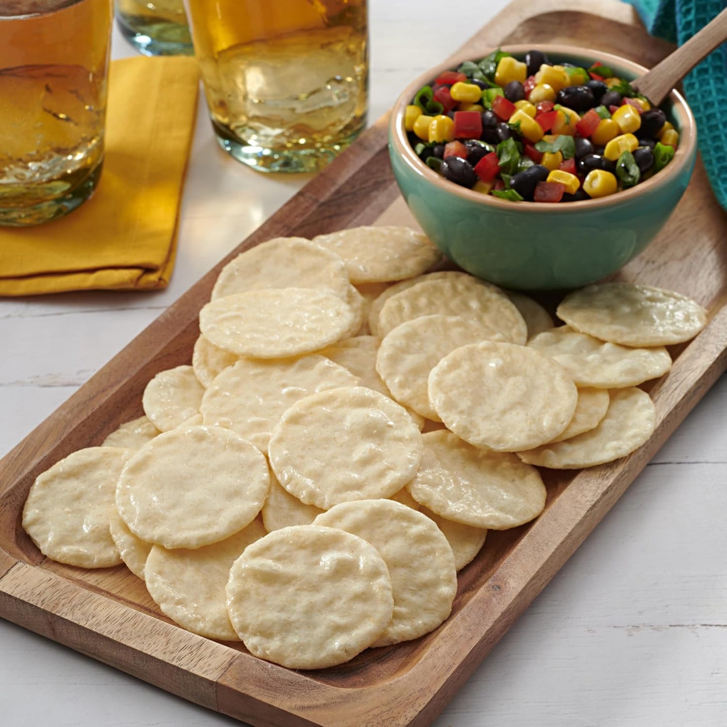 Good Thins Simply Salt Rice Snacks Gluten Free Crackers for Biking and Horseback Riding, Portable Lightweight Trail Snack