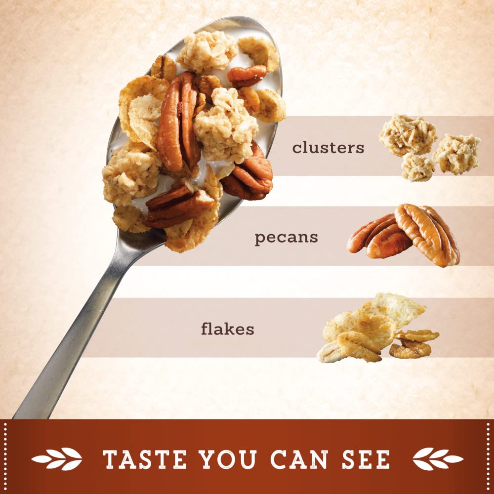 Great Grains Crunchy Pecans Cereal – Wholesome Crunchy Cereal for Family Morning Routines