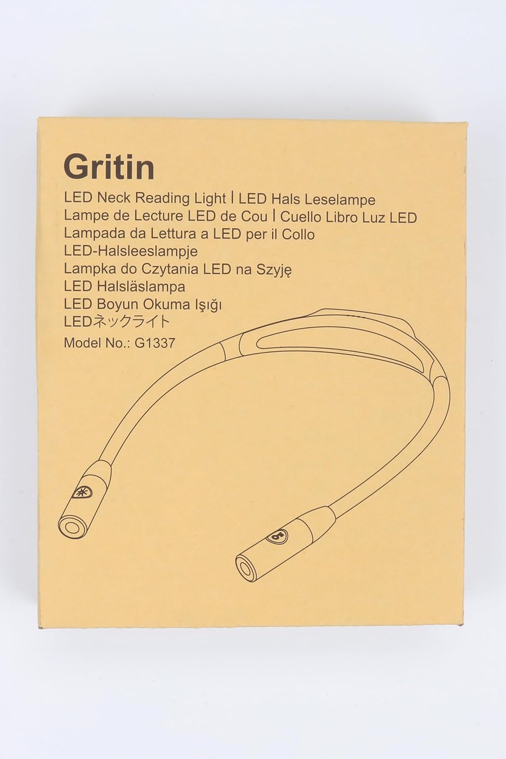 Gritin LED Neck Reading Light – Gentle Neck Light for Relaxing Bath-Time and Late-Night Journaling