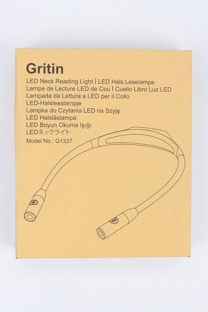 Gritin LED Neck Reading Light – Gentle Neck Light for Relaxing Bath-Time and Late-Night Journaling