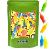 Fruidles Original Wax Bottles Candy – Kosher Parve Movie Night Snack and Self-Care Treat, Half Pound Pack