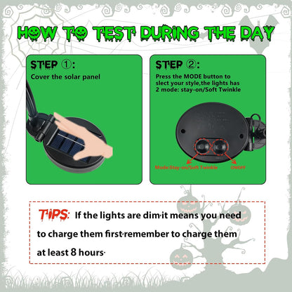 Halloween Lights for Less-Is-More Decor – Subtle Swaying Eyeball Glow in Three Tones