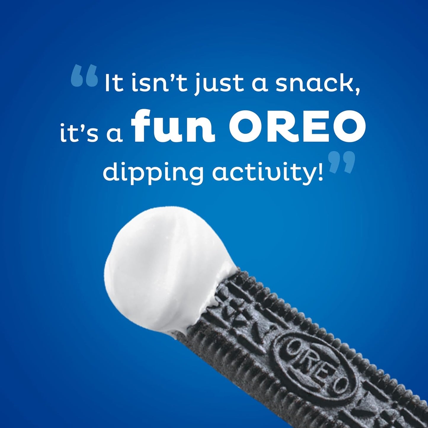 Handi-Snacks OREO Cookie Sticks with Creme Dip for Beach Days, Car Rides, and Tailgating, 20 Single-Serve Packs