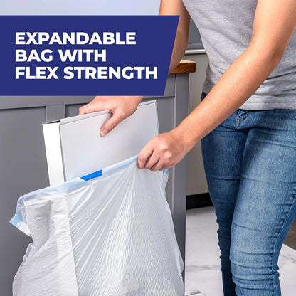 Hefty Ultra Strong Signature Scents 13 Gallon Trash Bags – Lavender Vanilla Bliss Leak and Puncture Protection for Safer Kitchens