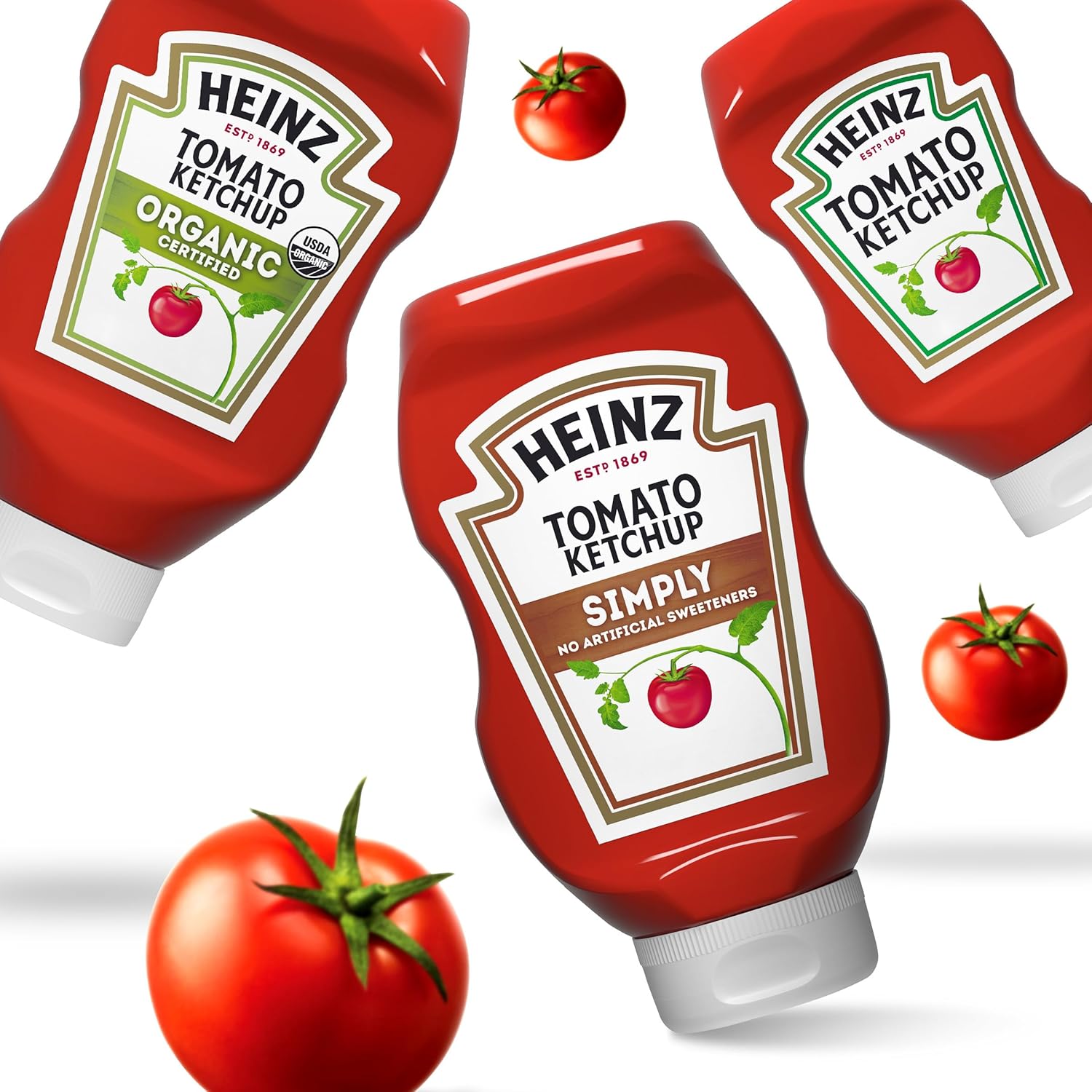 Heinz Simply Tomato Ketchup – BBQ-Ready Sauce for Burgers and Hot Dogs on the Patio