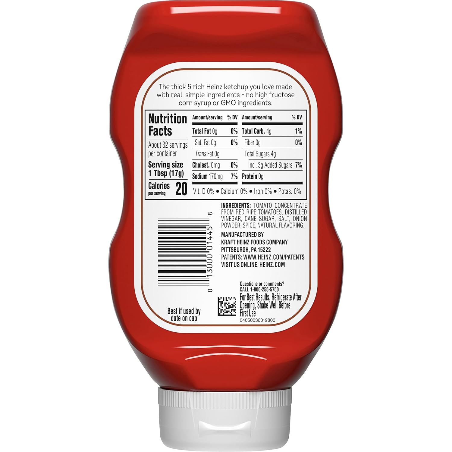Heinz Simply Tomato Ketchup – BBQ-Ready Sauce for Burgers and Hot Dogs on the Patio