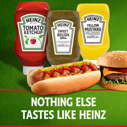 Heinz Sweet Relish, Branded 12.7 fl oz Bottle for Holiday Hostess and Father's Day Gifting