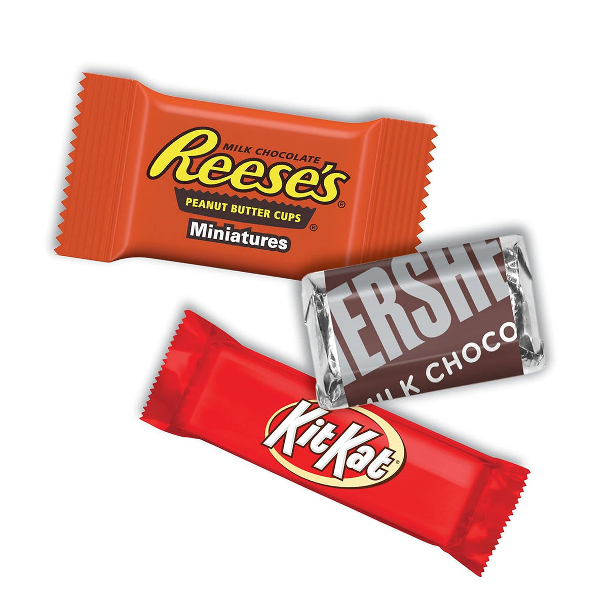 HERSHEY'S Assorted Chocolate Halloween Candy Bulk Variety Pack – Halloween Gift Bag Assortment for Trick-or-Treaters and Party Guests