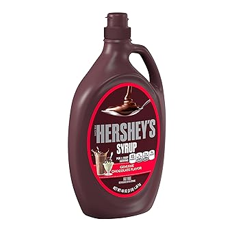 HERSHEY'S Strawberry Syrup 24 oz – Retro Pink Topping Bottle to Style a Playful Dessert Bar