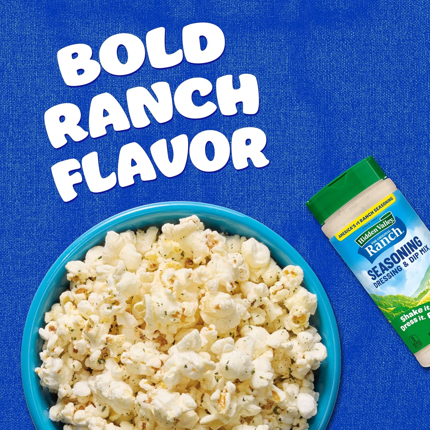 Hidden Valley Original Ranch Seasoning Mix - Fast Meal Prep Shortcut for Busy Home Cooks, 8 oz Canister