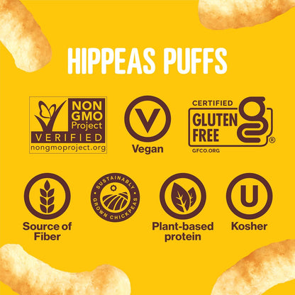 Hippeas Chickpea Puffs – Less-Is-More Crunch for Minimalist Meal Prep, Vegan White Cheddar