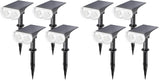 Linkind Safe Solar Landscape Lights for Sleep-Friendly Outdoor Glow, Backyard and Garden – Cool LEDs, 2 Pack