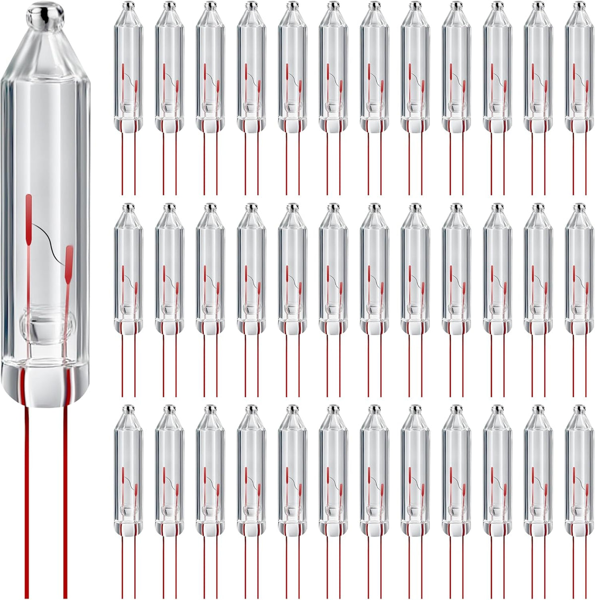 HOLIDAYTYME Thoughtful Stocking Stuffer Replacement Mini Bulbs for the Holiday Host, 2.5V Christmas Light Refills