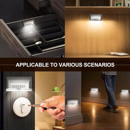 Home Keyhole Infrared PIR Wireless Auto Sensor Motion Detector LED Light Lamp – Affordable Holiday Gift for Friends in Apartments
