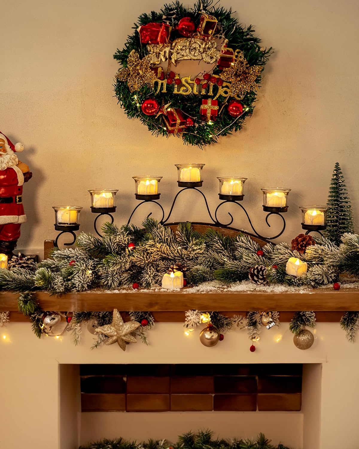 Homemory Battery Tea Lights – Romantic Dinner Table Centerpiece Lighting for Dining Room and Date Night