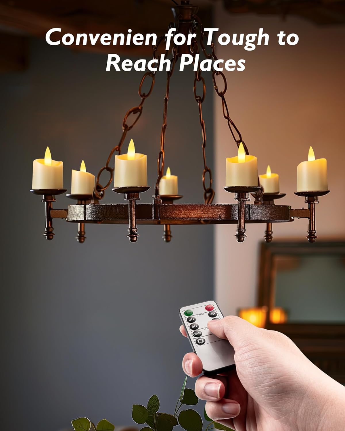 Homemory Cordless Flicker Votive LED Set of 12 – Travel Friendly Battery Candles for Outdoor Wedding Reception Tables and Evening Events