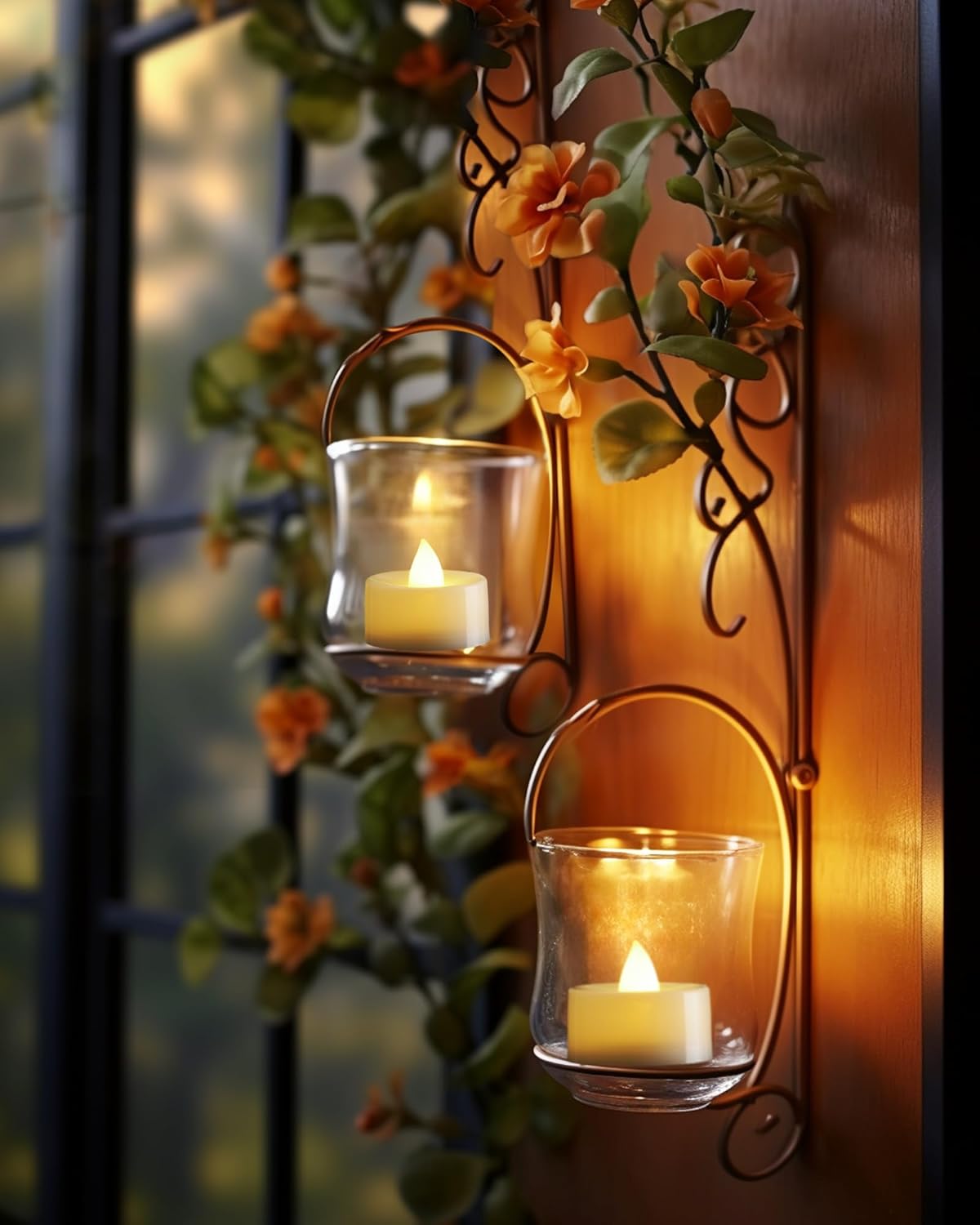 Homemory Flameless Votive Candles 50-Pack – UN38.8 Certified Fake Candles for Family Homes, Allergen-Free Air and Power-Out Safe Lighting