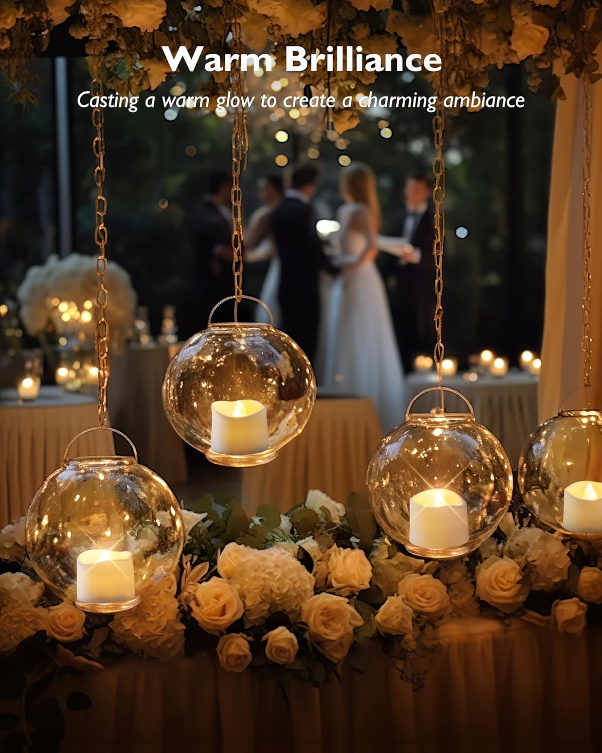 Homemory Timer LED Votives – Cool Touch, No Flame Lighting for Nursing Homes and Apartments