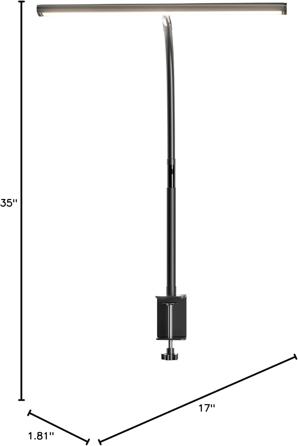 Homework Lamp for School Age Kids – Warm to Cool LED Desk Light with Memory Function and 60,000-Hour Lifespan