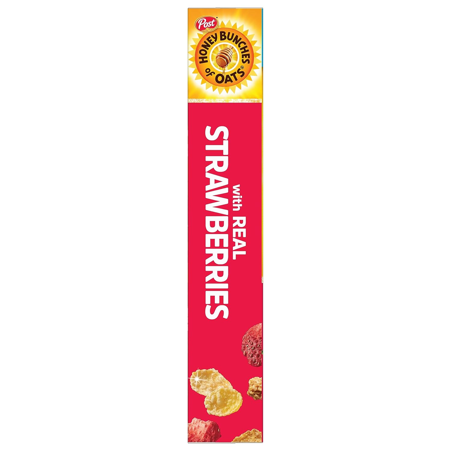 Honey Bunches of Oats with Strawberries Breakfast Cereal – Resealable Cereal Care Package for Family Members Who Need a Pantry Restock
