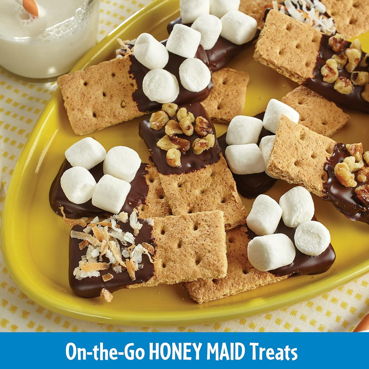 HONEY MAID Fresh Stacks Graham Crackers – Pre-Portioned Honey Graham Packs for Balanced Snacking and Craving Control